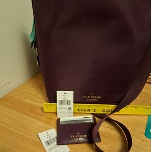 Kate spade crossbody and matching card holder